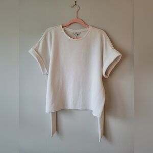 Halston Tie Back Scuba Top